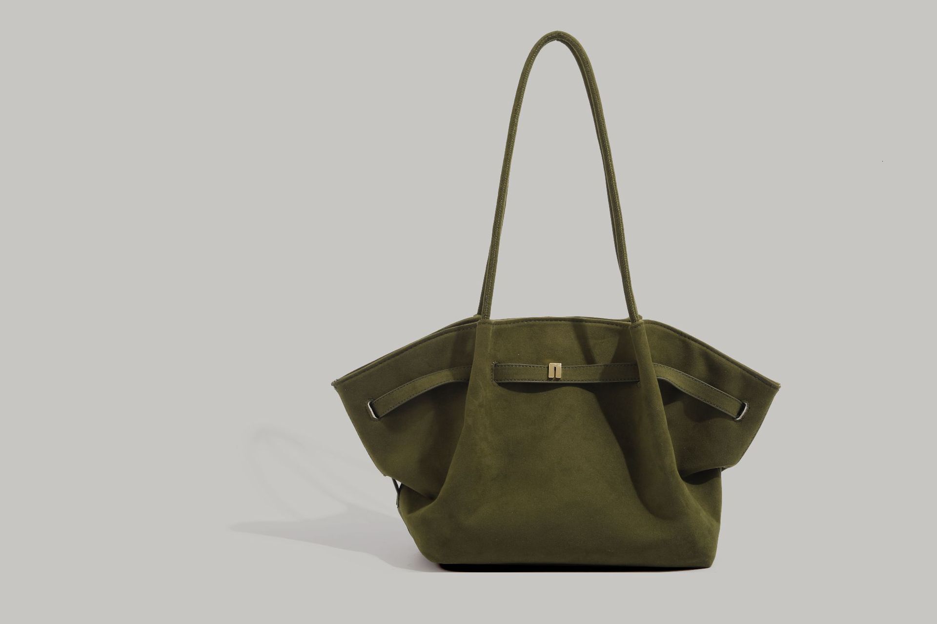 Luxury Brand Designer Bag 2024 Autumn Winter New Fashionable Versatile Matte Handbag Shoulder Bag Green Underarm Bag Large Capacity Commuter Bag