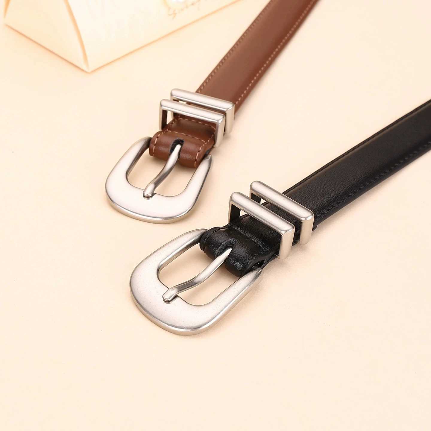 Highend alloy genuine leather belt for women fashionable and versatile waist belt trendsetting corset beltXJ251023