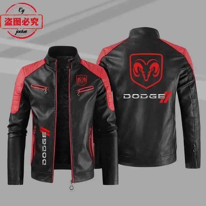 Car Retro Washed PU Leather Jacket Windproof Autumn and Winter Mens Racing Suit Spring and Autumn Leather Jacket W251023