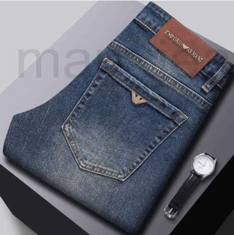 Men's Jeans Designer Mens Stacked Men Pants Casual Jean Brand Hole Baggy Higher For Close Motorcycle Q00U