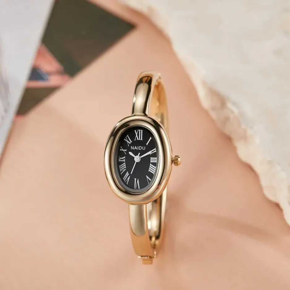Fashionable Luxury Elegant ladies Bracelet Watch Roman Numeral Oval Waterproof Womens Quartz Watch reloj L251023