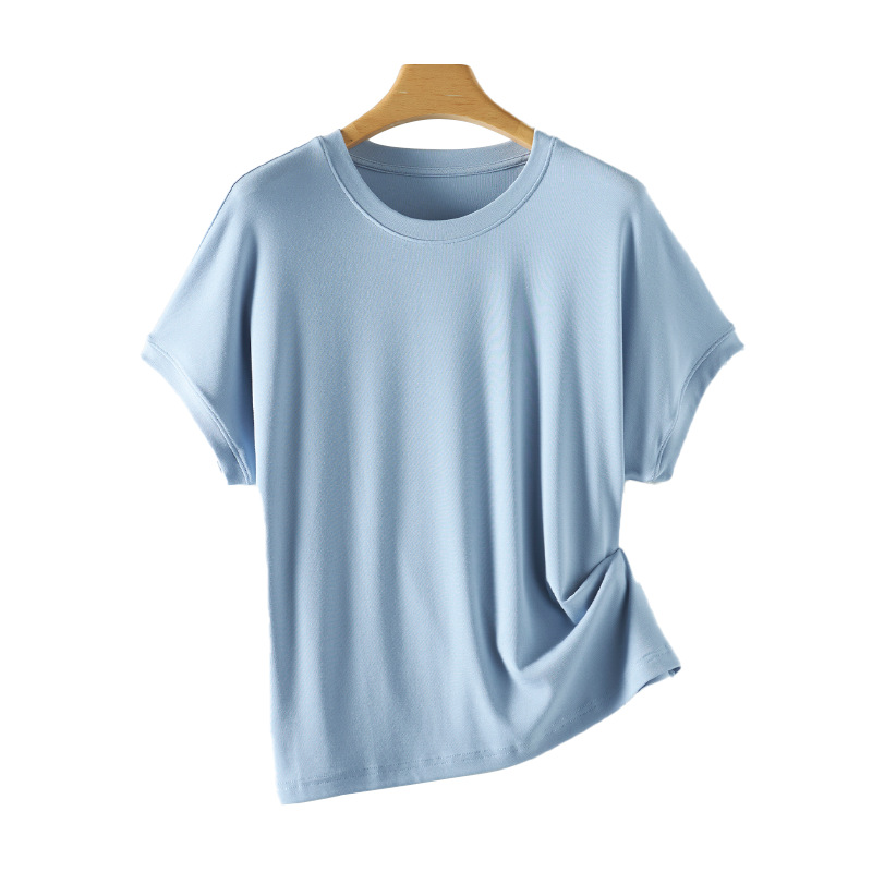 K2342 Retro Printed Cotton Short Sleeve T-Shirt Women 2025 Summer New Loose Slimming Versatile Top Personality Trend