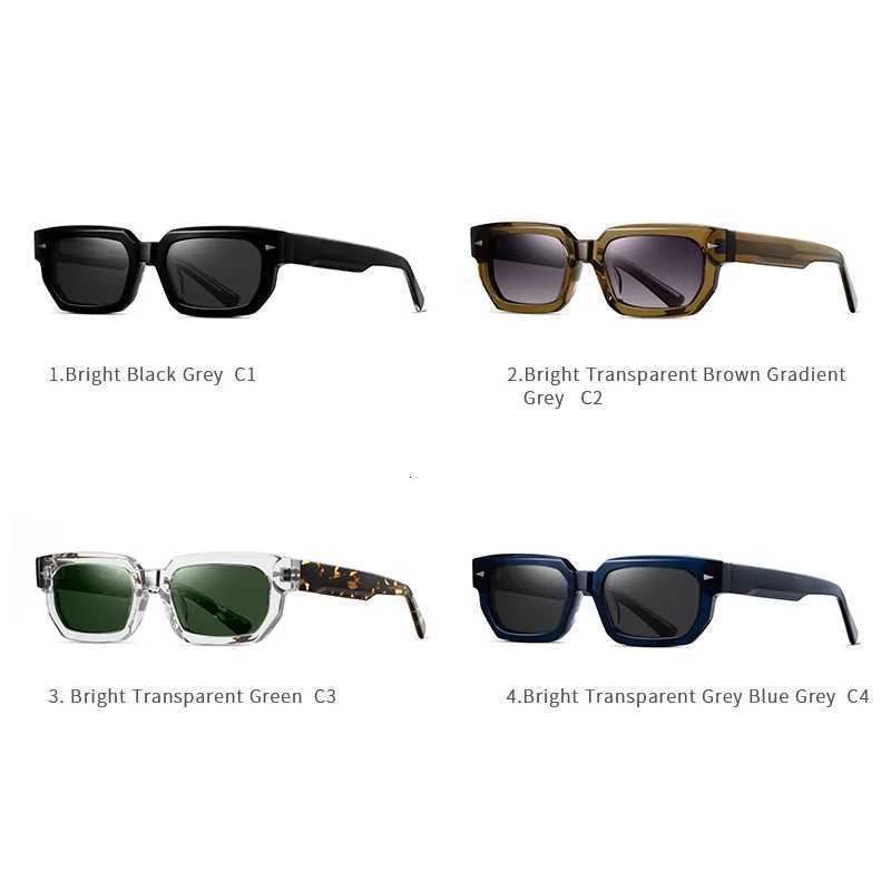 SZTZX Trendy Small Square Frame Acetate UV400 Glasses Outdoor Driving Sunglasses Men Women Myopia Hyperopia Prescription EyewareW251023