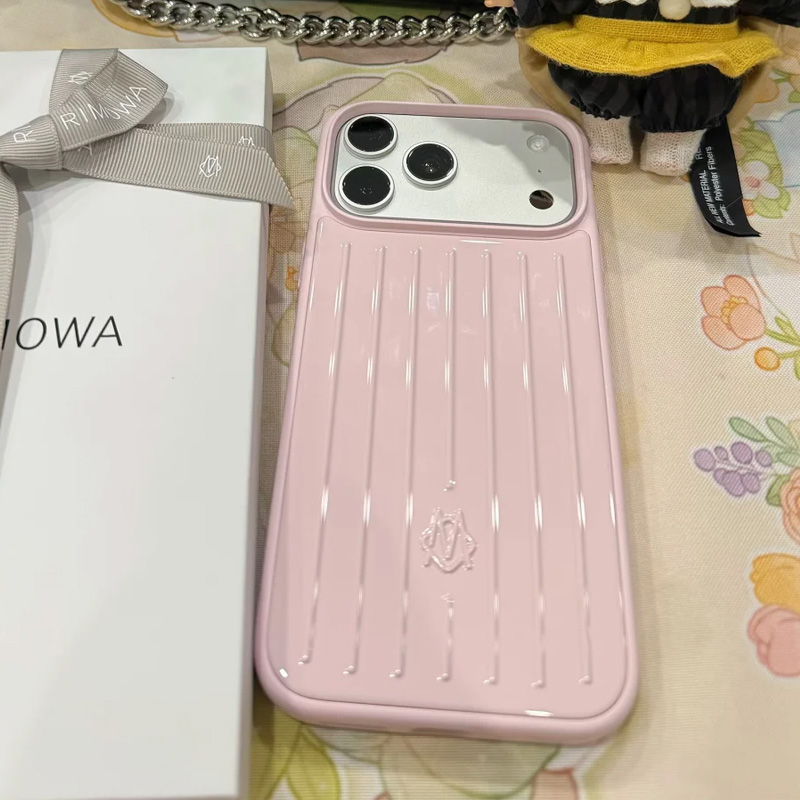 Ballerina pink Phone Case Suitcase Designer iPhone Case for iPhone 17 Pro Max 16 15 14 13 Polycarbonate Aluminum Alloy MagSafe Weave Cover Coque Funda Titanium DHgate