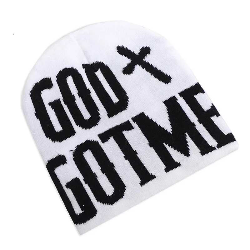 Letter Print Y2K Beanie Hats for Mens and WomensCool Letter Graphic Skull CapOutdoor Ridingskiing Outdoor Warm Head HatXJ251023