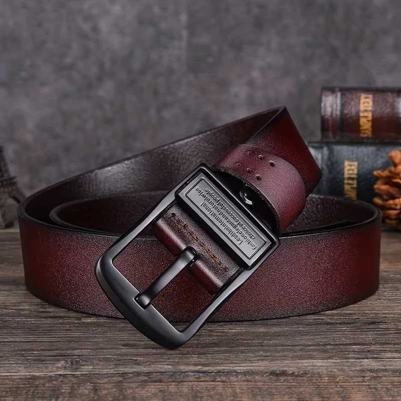 Mens belt suitable for daily commuting gatherings and gift giving easy to match with jeans or casual pants exquisite beltXJ251023