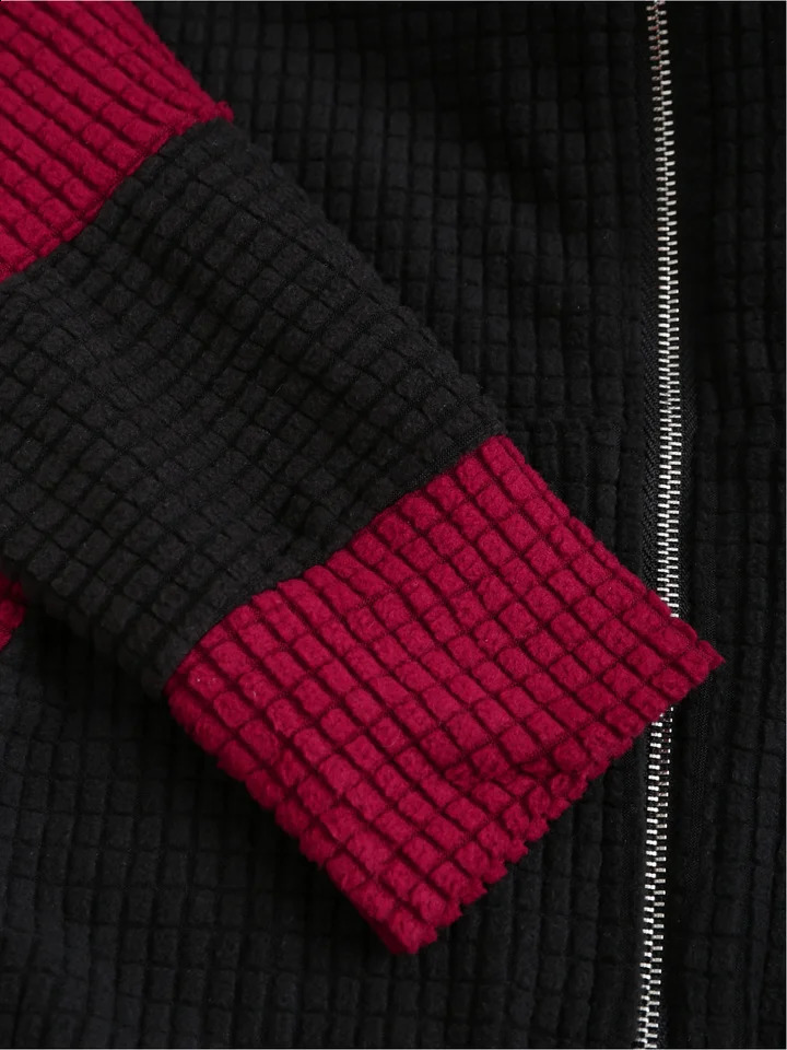 European and American fashion womens thick cat ears in autumn winter long color matching hooded sweater coat 251022