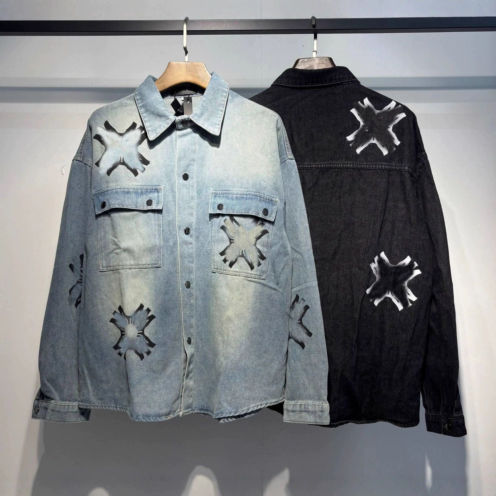 Casual Loose Men's Jackets Designer Denim Jacket Letter Print Coats For Men Women Autumn Winter Wear Clothing