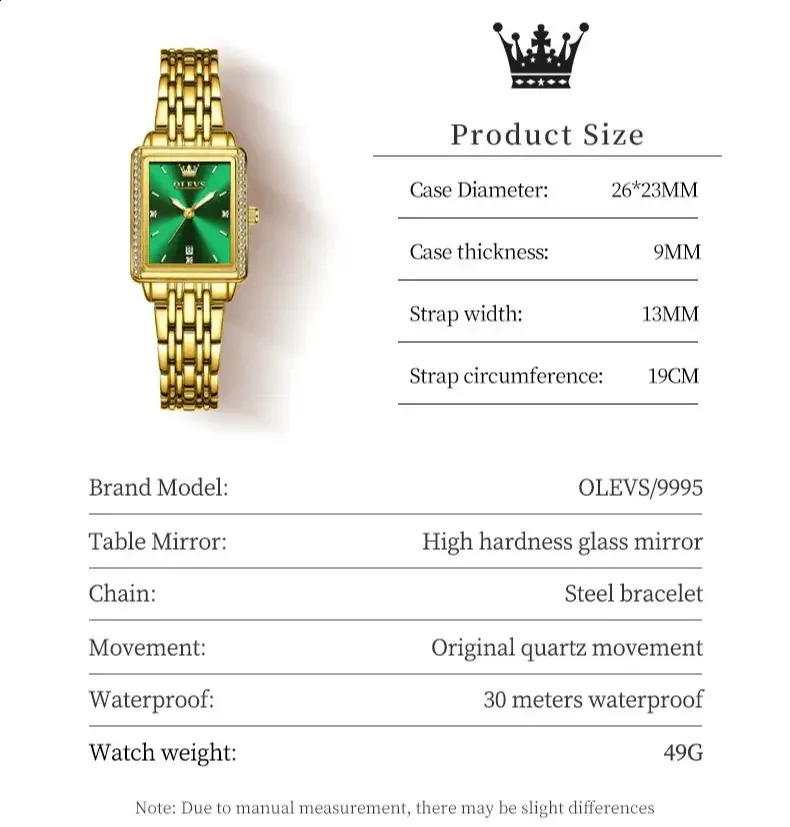 OLEVS 9995 Elegant Quartz Ladies Womens Wristwatces Date Watch for Women Waterproof Luminous Watches Relojes Para Mujer 251027