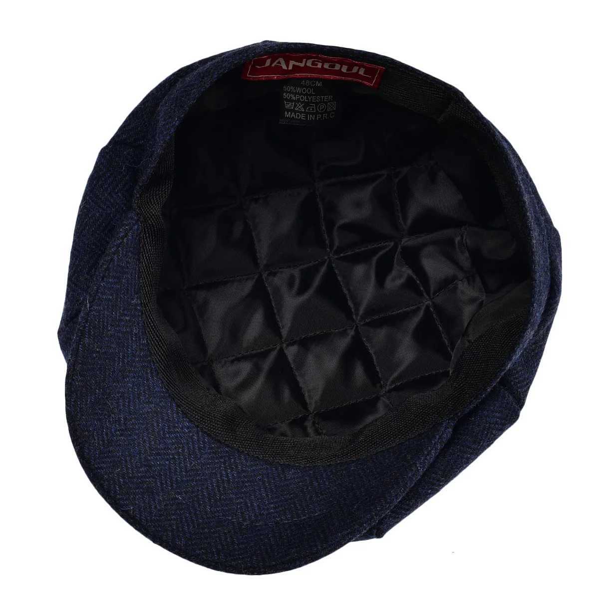 JANGO Kids Newsboy s Small Size Boy Woon Tweed Flat Herringbone Girl Infant Toddr Youth Beret Hat for ChildW251023