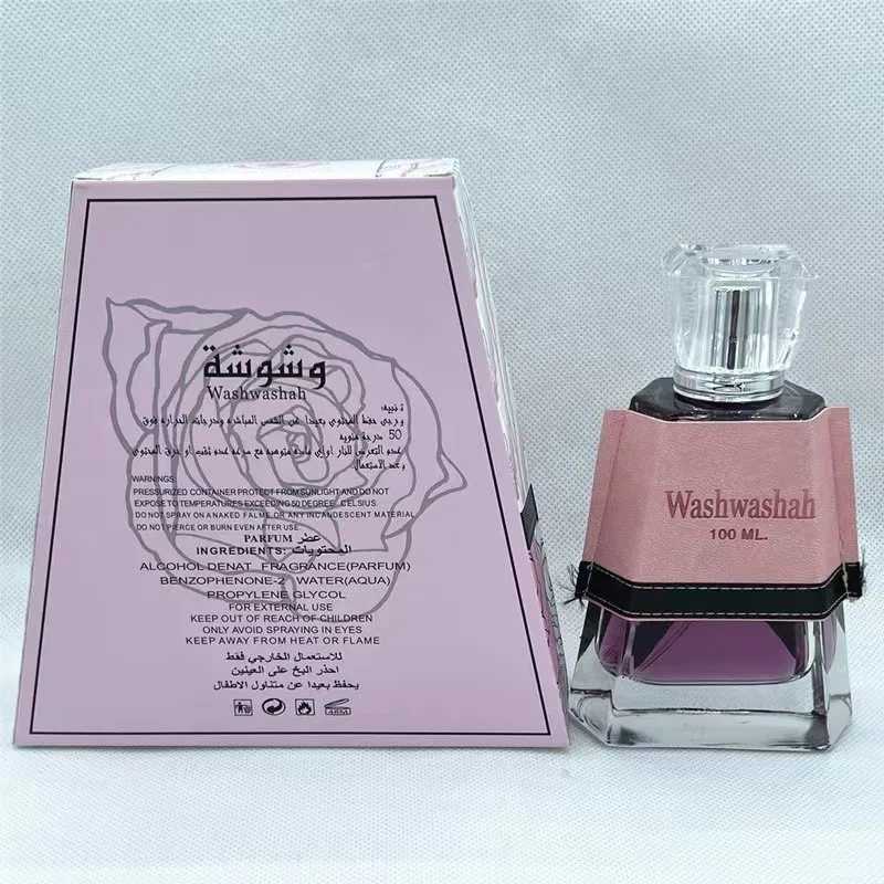 Arab Perfumes Woman Arabic Long Lasting Rose Fragrance Body Spray EDT EDP Washwashah Parfum Pheromone For WomenW251023