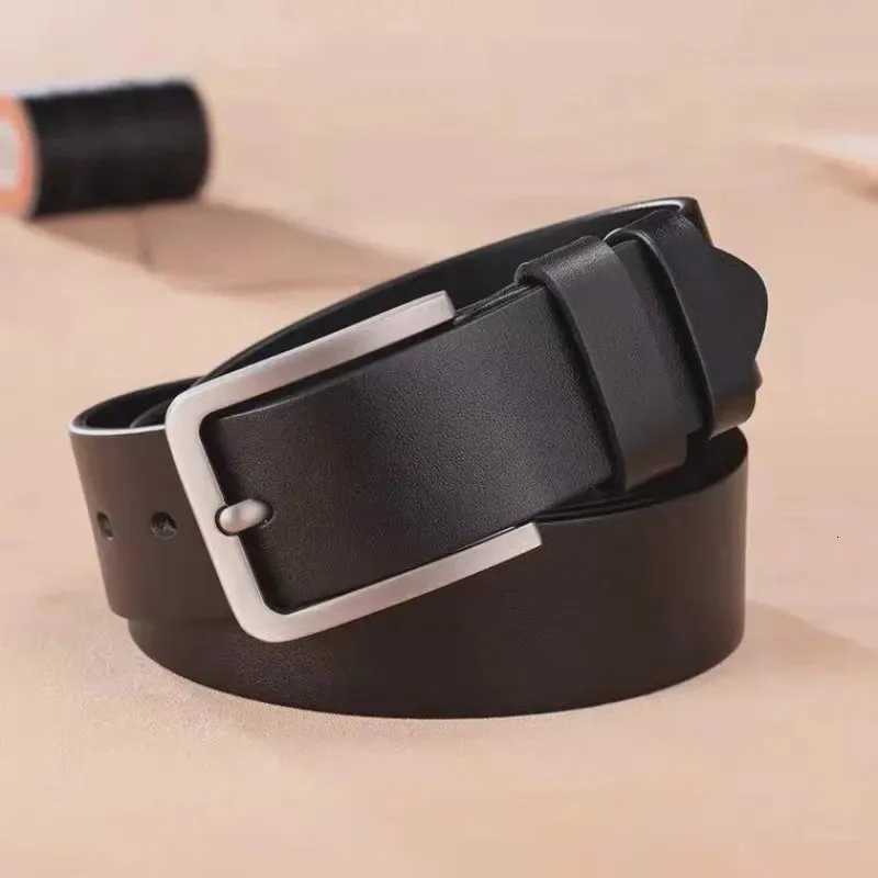 Belt mens cowhide highend needle buckle retro fashion casual leather jeans mens belt waist seal mens styleXJ251023