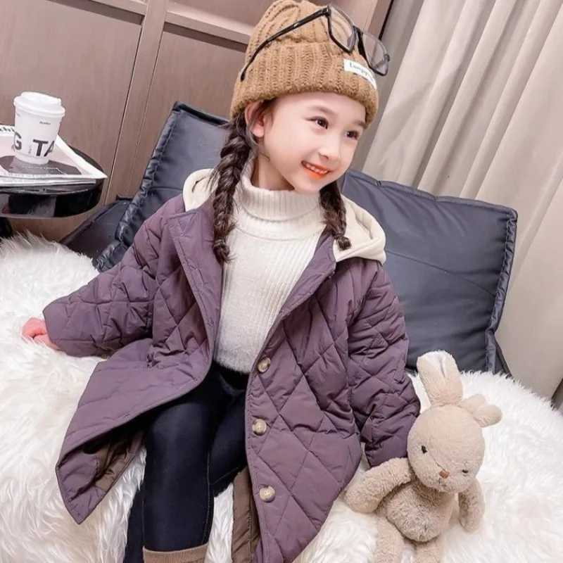2025 New Style Girl Child Winter Thickened CottonPadded Coat Stylish Thermal Baby Jacket for Children Winter Wear Y251023