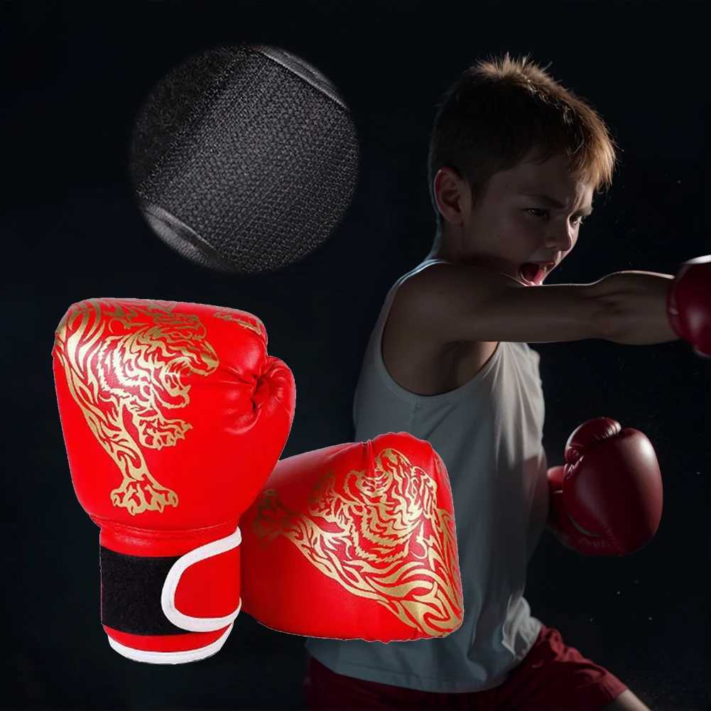 Boxing Gloves Breathable Sanda Boxing Gloves PU Leather Professional Boxing Gloves Fighting Taekwondo Mitts for Training Sandbag Y251023