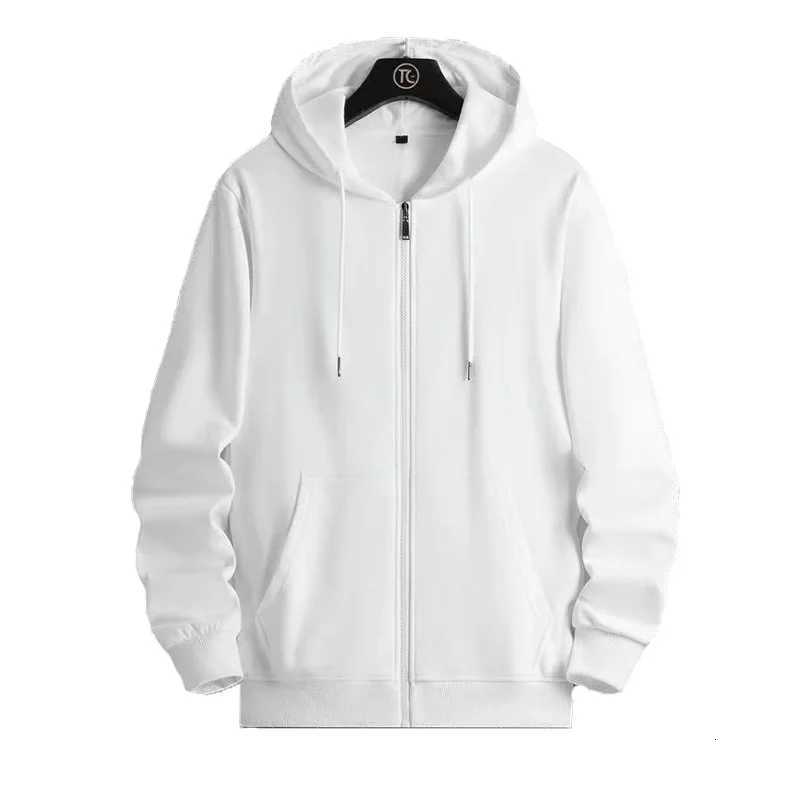 Zipper Hoodies Autumn Winter Mens New Long Sleeve Hooded Sweatshirt Fashion Casual Male Outfit Sportwear Loose Fit ClothesT251023