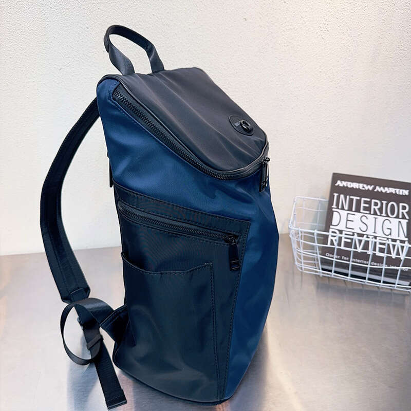 New Large Capacity Color Block Lightweight Waterproof Travel Commuter School Business Backpack Laptop Bag High Quality