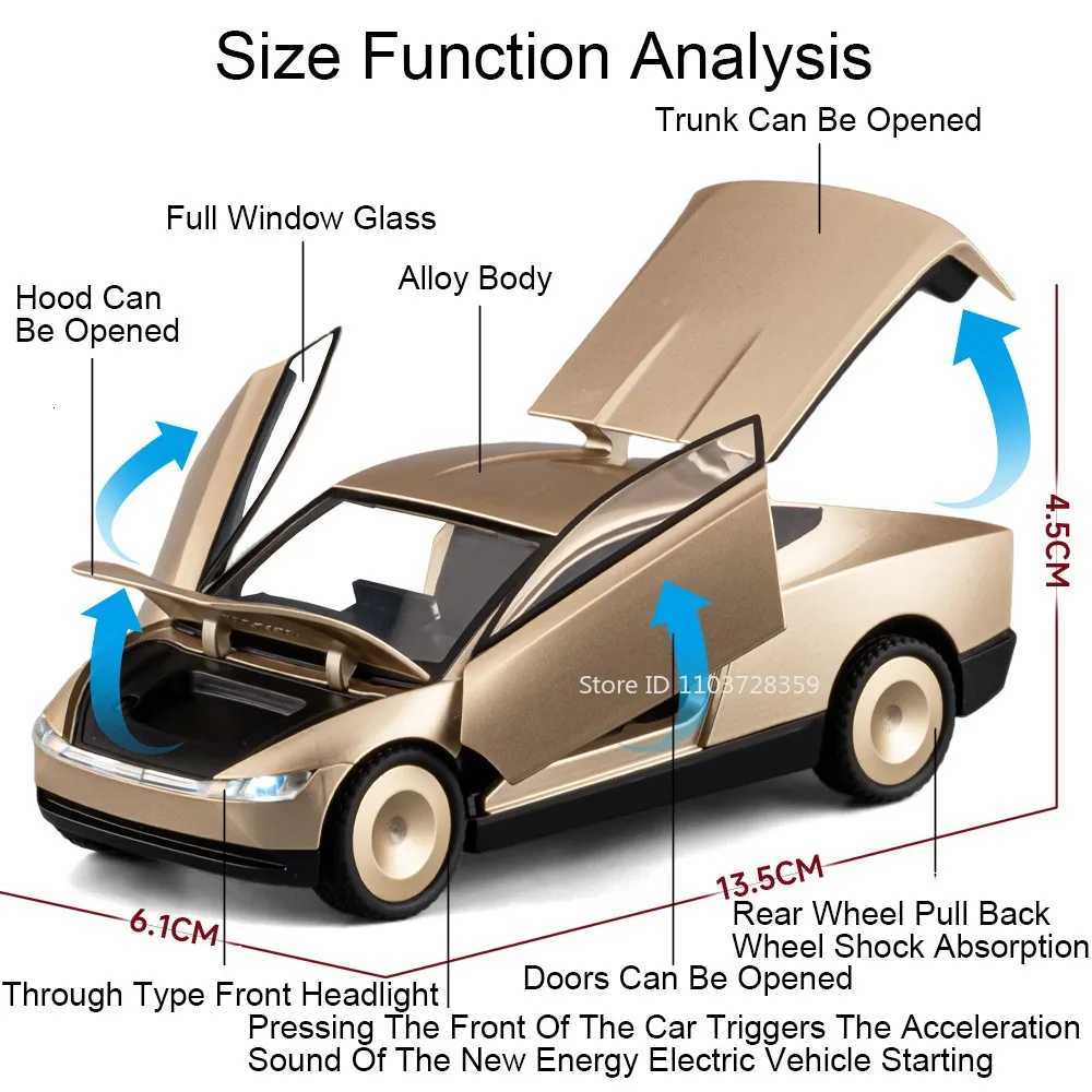 132 Robotaxi Corolla Mini Car Toy Models Alloy Diecast Sound Light Rubber Tires Pull Back Doors Opened Vehicle Toys Kids GiftsT251023