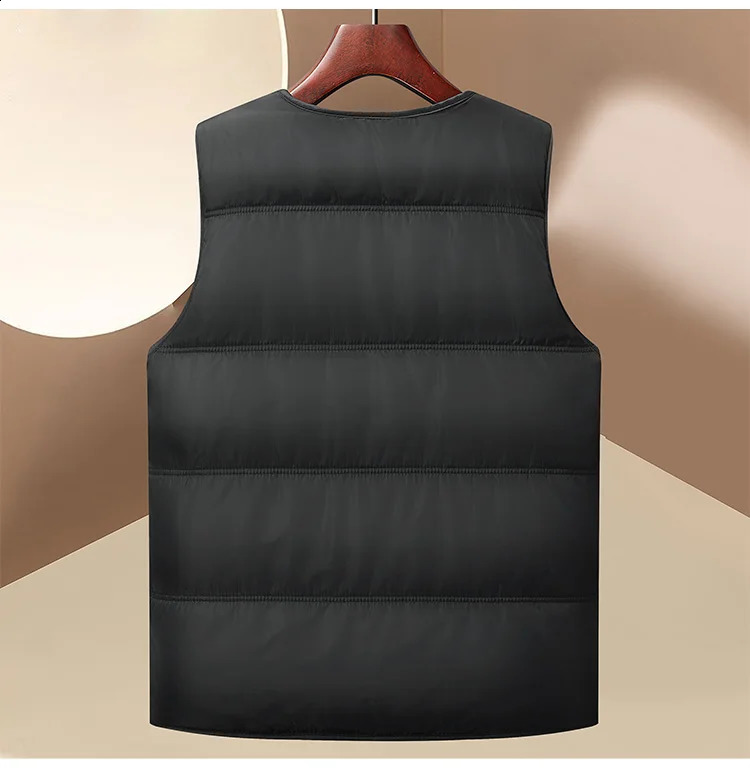 Autumn and Winter Mens Thick Velvet Vest Sleeveless VestComfortable Highquality Warm Casual JacketMens Jacket 251023