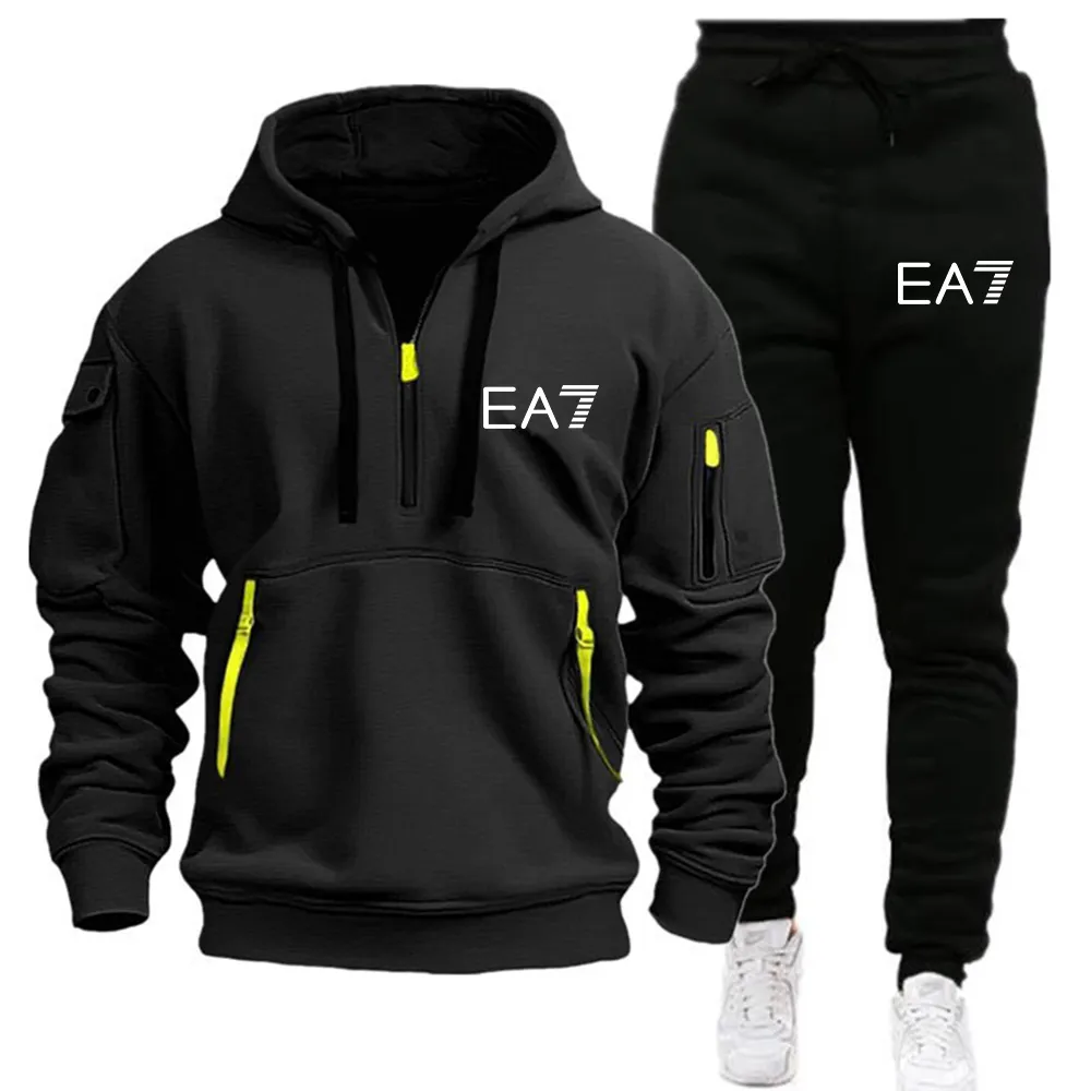 2025 Designer Fashion Tracksuit For Men Hoodie Fitness Clothing Men Running Set Sportswear Jogger Men Tracksuit Winter Suit Sports