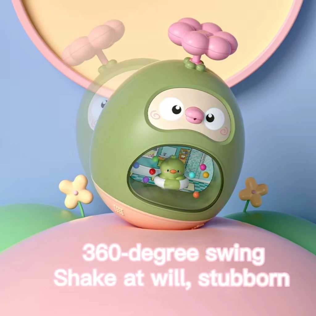 Baby Bath Toy Amphibious Cute Fun Spray Water Tumbler Toy Water Bathtub Pool Beach Kids Baby Toys 12 Months Bathing Bathroom J251023