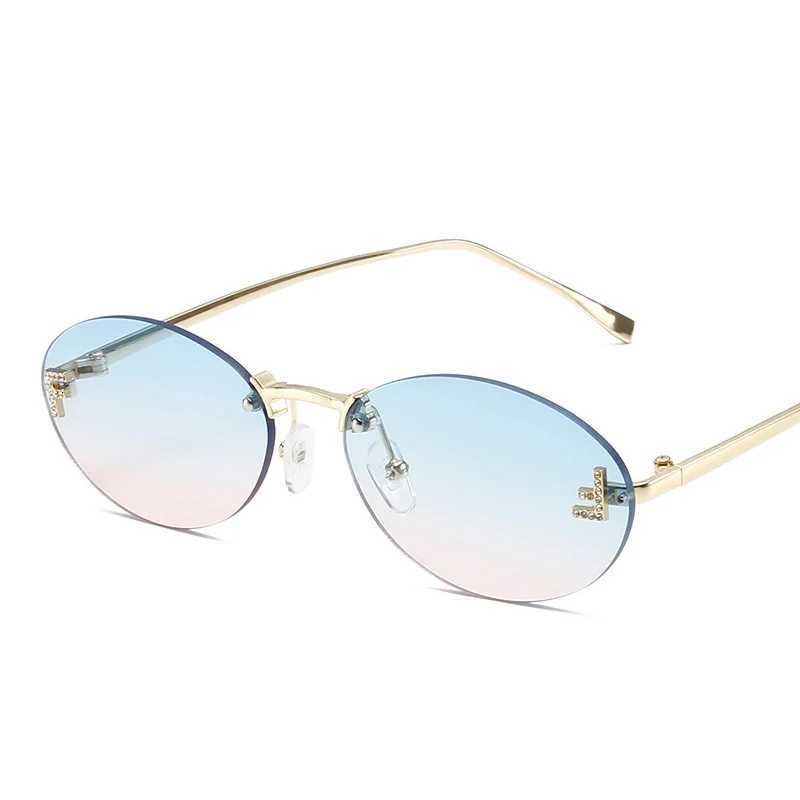 Personalized letter F sunglasses with diamonds metal frame sunglasses mens and womens metal hinge sunglassesW251023