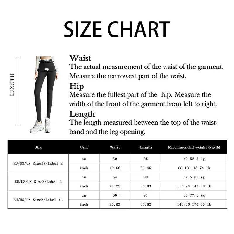 Women HighWaisted Winter Leggings Add Plush Fleece Slimming Tights Warm Trousers Casual Cashmere Pants For WomenT251023