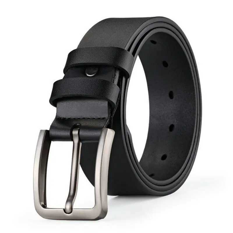New Business Leisure Mens Alloy Square Pin Buckle Belts Male Famous Brand Luxury Designer Pu Leather Jeans Belts for MenXJ251023