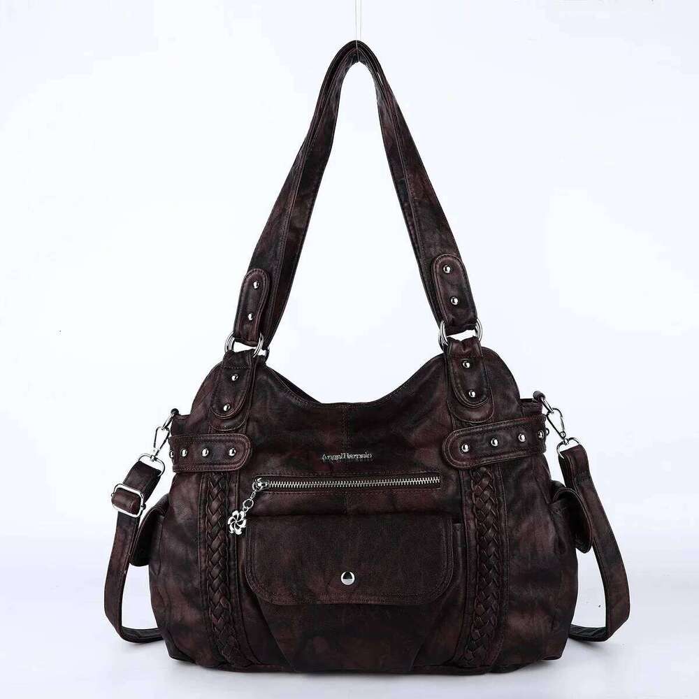 Women Handbags Satchel Top-handle shoulder bag PU Crossbody Bag Dumpling Pack Multi-pockets Shoulder Bags Purse