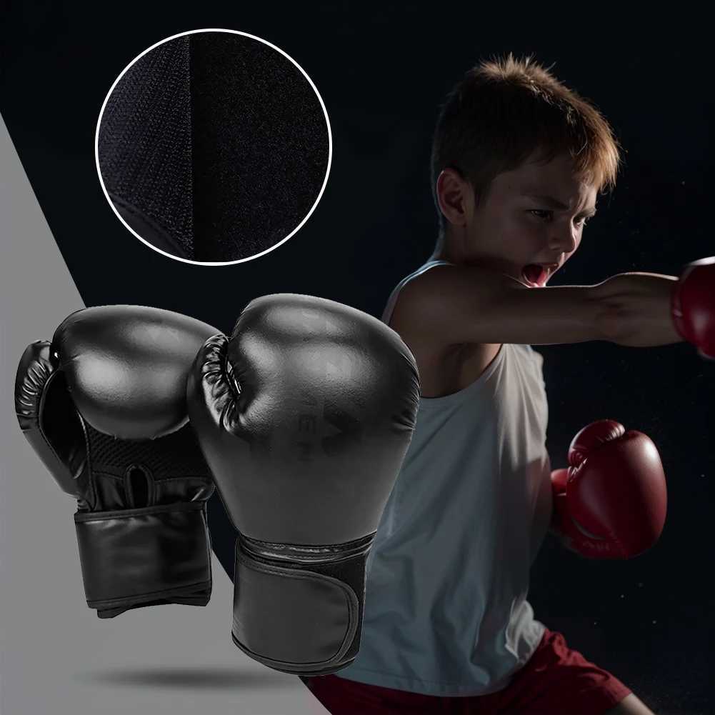 Boxing Gloves Boxing Training Gloves Hook and Loop Closure Punching Bag Gloves Training Sparring Gloves for Men Women Y251023
