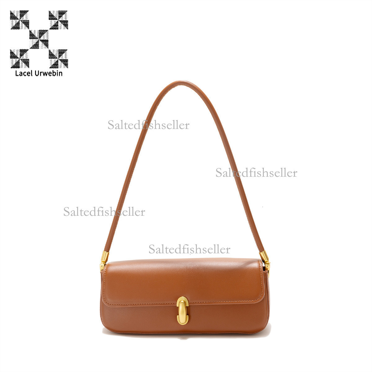 Lacel Urwebin Designer High-end Women's Handbag With Metal Snap Flap And Stick Bag New Fashion Trend Brand Versatile Suede Shoulder Bag Version S