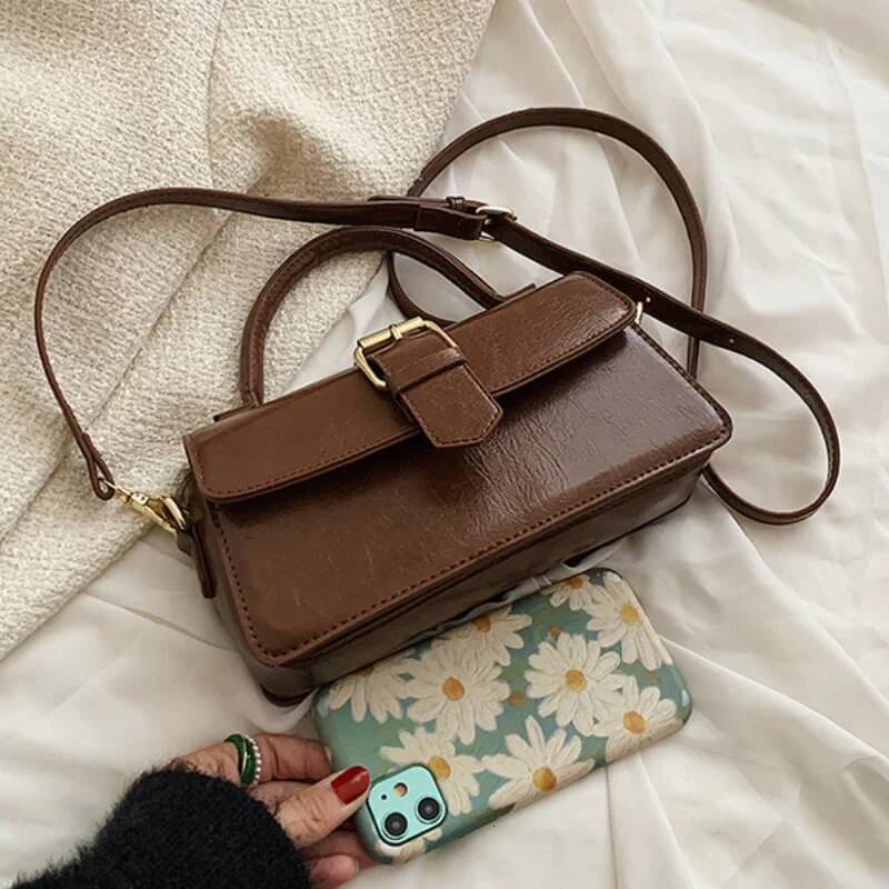 designer bags retro luxury handbags small square bags versatile and simple crossbody bags commuting bags women's shoulder bags