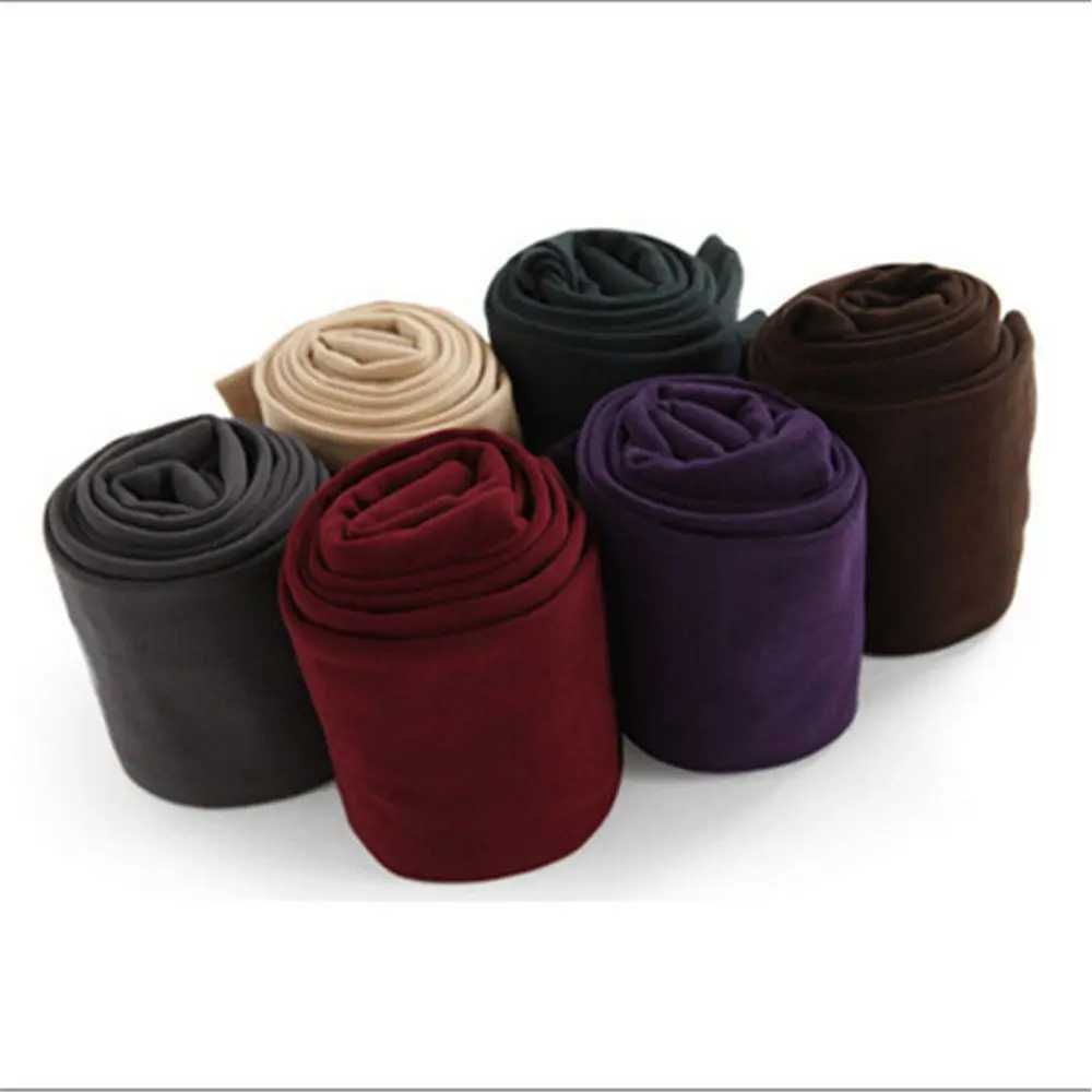 Women Winter Thermal Warm Thick Pantyhose Fluff Lined Stretch Slim Leggings PantsT251023