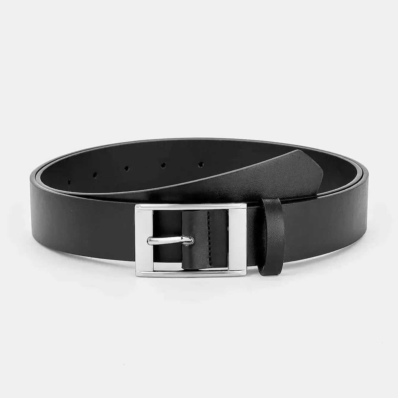 Mens Pin Buckle Faux Leather Belt Fashion Casual Business BeltXJ251023
