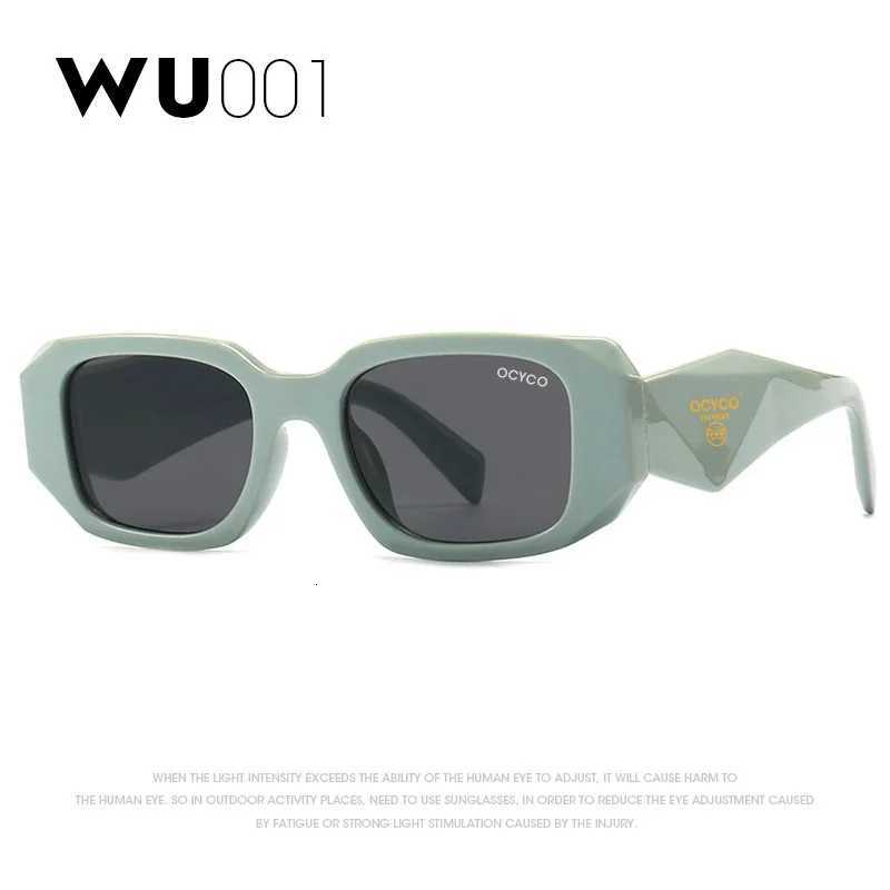 Ins Irregar Sunes Wen Vintage Ladies Square Sun es Men UV Protection Outdoor S EyewearW251023