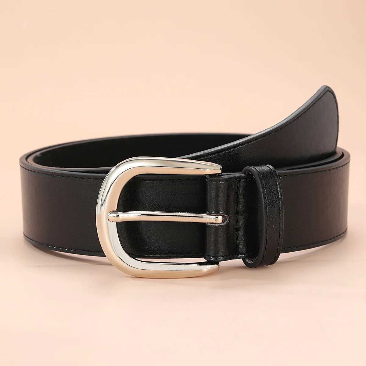 New Simple Womens Needle Buckle Belt Versatile for Daily Use Korean Edition Ins Style White Fashion Decoration Jeans BeltXJ251023