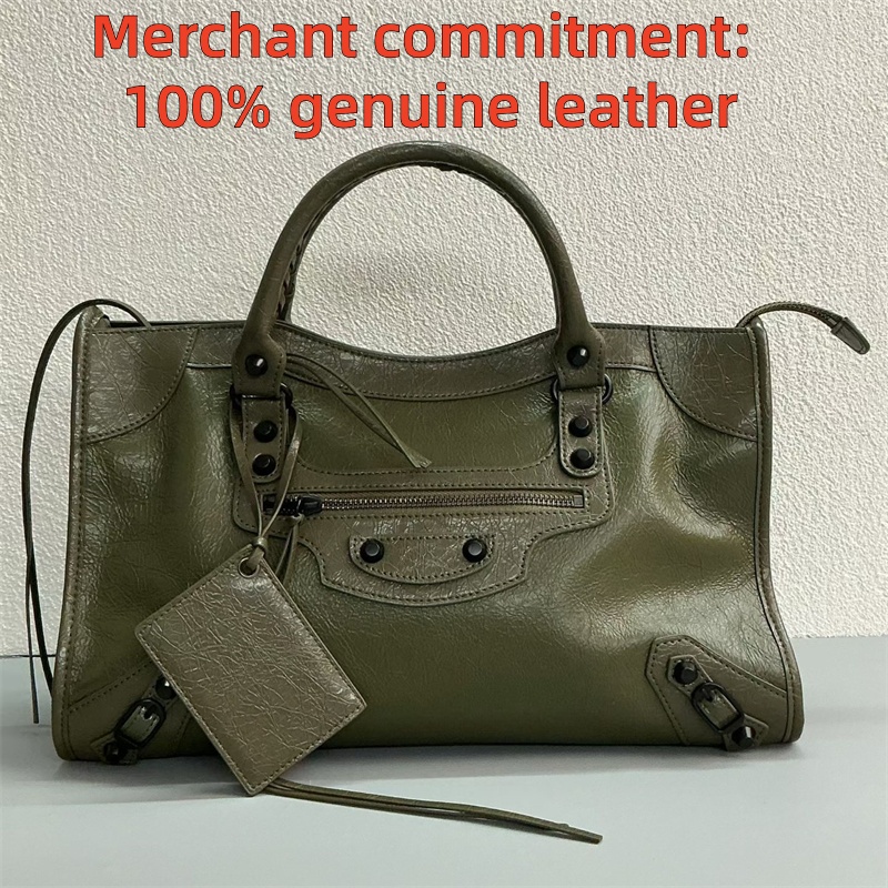 Luxury Designer bags LE CITY large tote bag Womens mens handbags sheepskin rivet Motorcycle bags Top quality genuine leather crossbody travel bag suede Shoulder bag