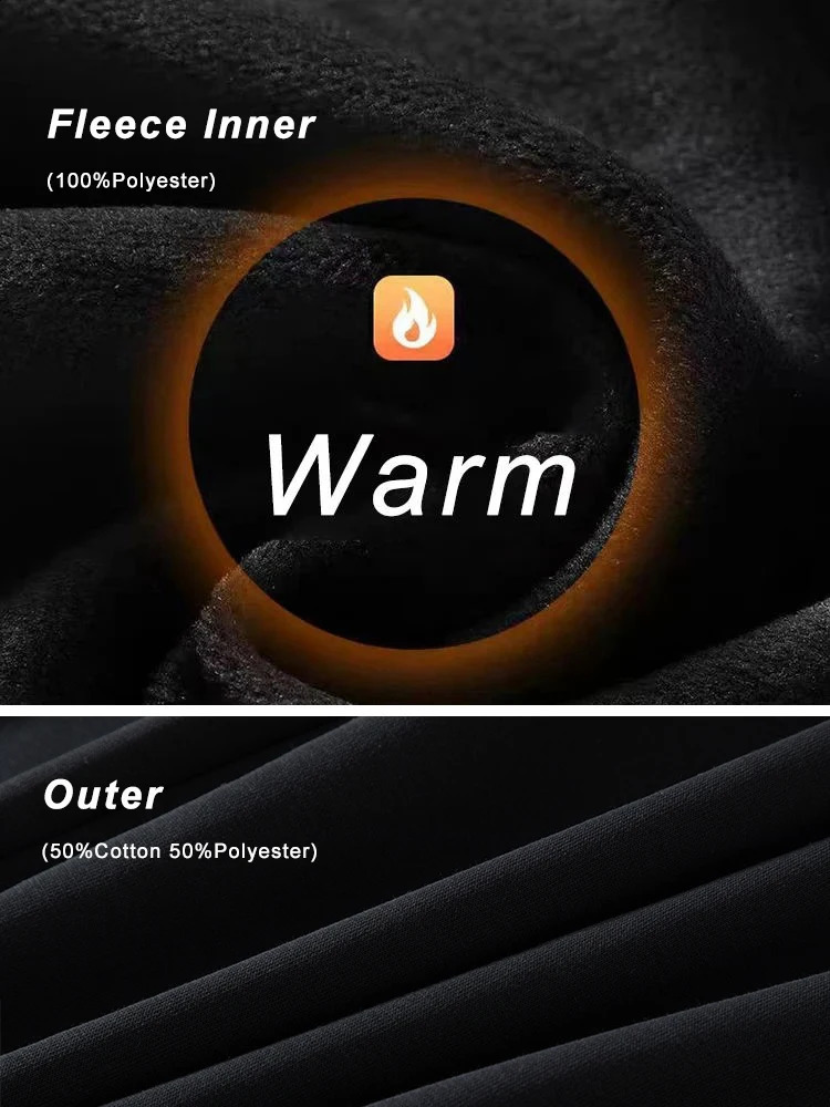 Mens Winter Fleece Jogger Pants AnkleLength Thick Warm Knitted Sweatpants with Letter y Sport Pant Asian Size M8XL 251023