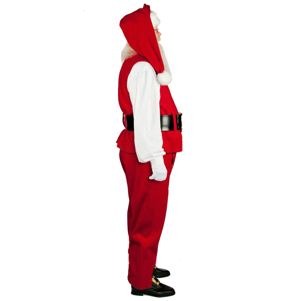 2025 Santa Claus Performance Costume Autumn/Winter New Velvet Set Performance Costume
