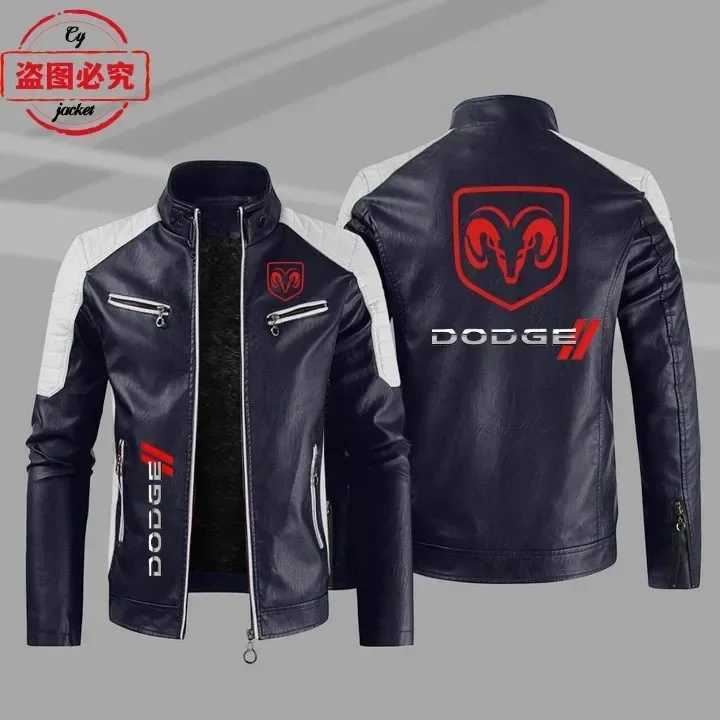 Car Retro Washed PU Leather Jacket Windproof Autumn and Winter Mens Racing Suit Spring and Autumn Leather Jacket W251023