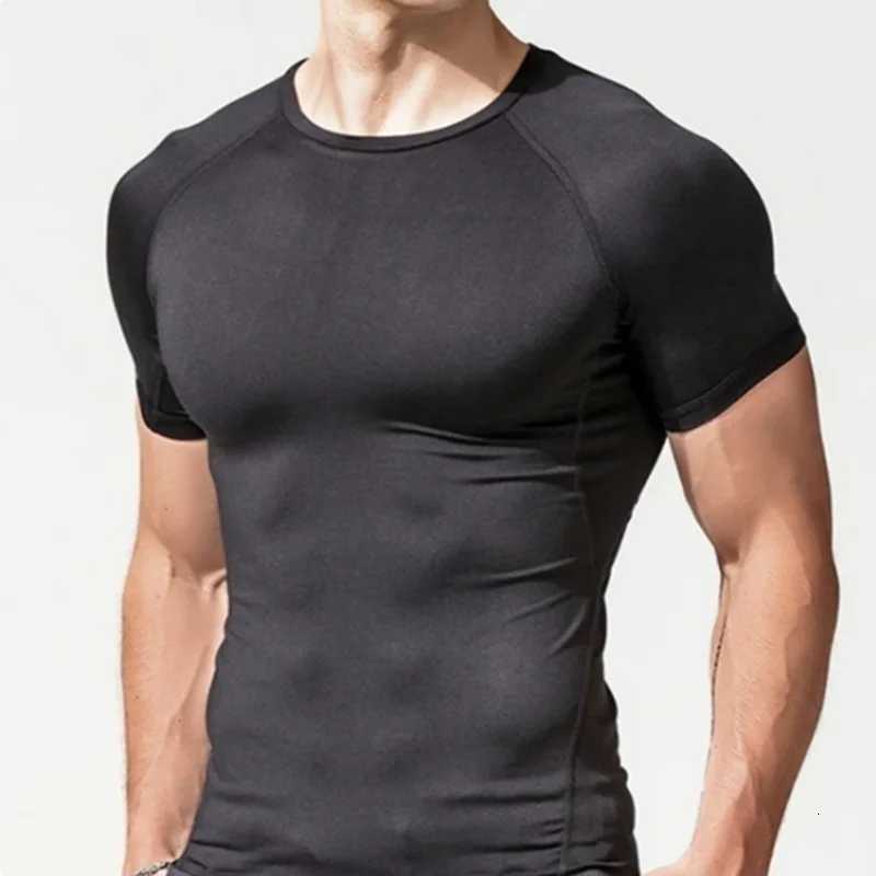 Men Running Compression Tshirt Short Sleeve Sport Tees Gym Fitness Sweatshirt Male Jogging Tracksuit Homme Athletic Shirt TopsXJ251023