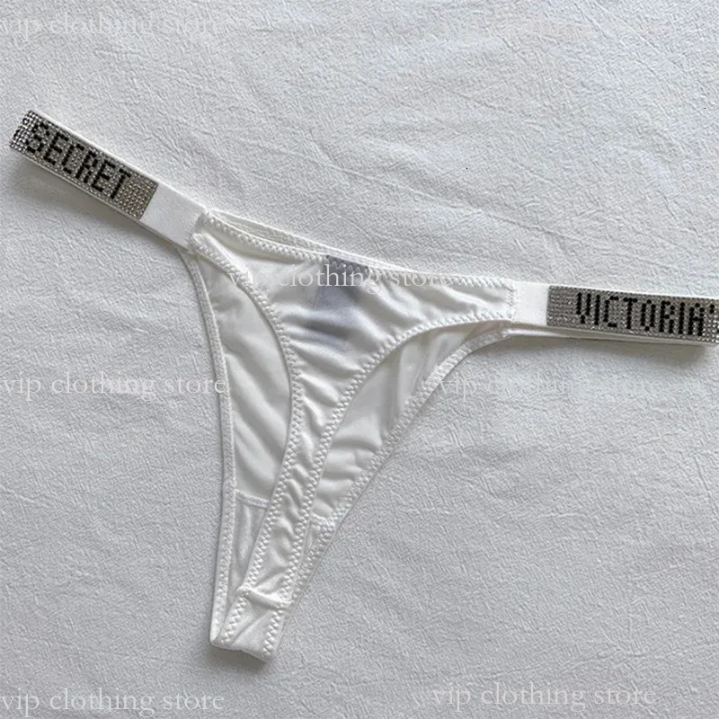 Victoriasecret Underwear Designer Womens Luxury Smooth Low Waist Sexy Thong Attractive Breathable Shiny And Comfortable 250328 Thongs Fashion 1B6