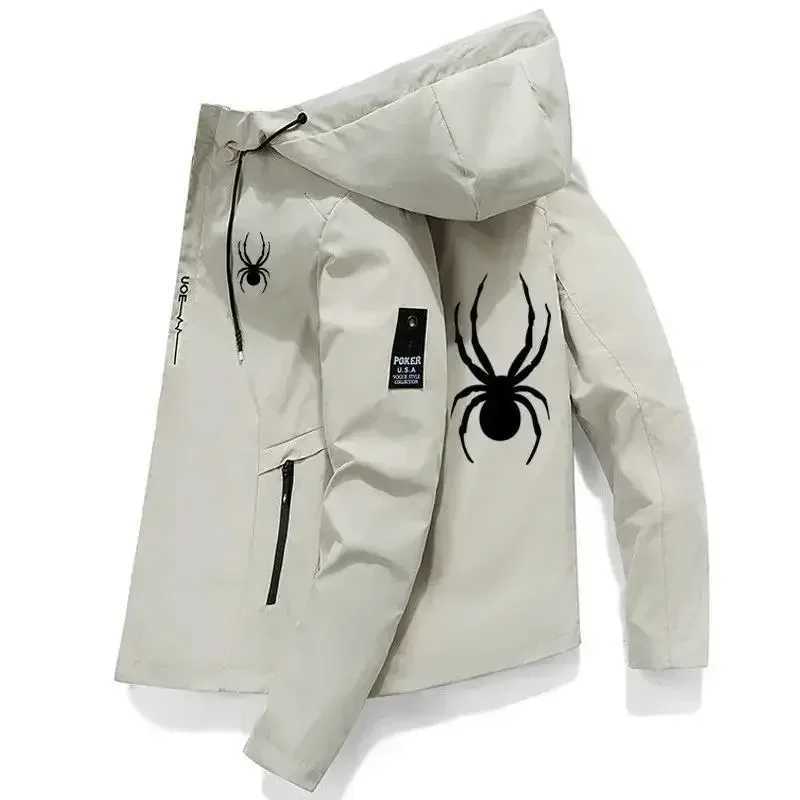 Loose Mens Daily Jacket for Autumn 2025 Casual Hooded Mens Clothing Fashionable Windproof Sports Jogging Mens Jacket W251023