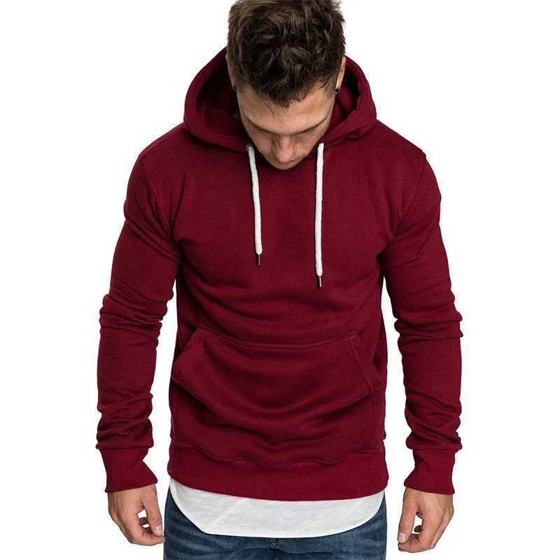 Solid Hoodies Men Tracksuit Tops 2025 Casual Autumn Sweatshirts Male Pullover Hoodie Hip Hop Streetwear Man Hoody Sports ClothesT251023