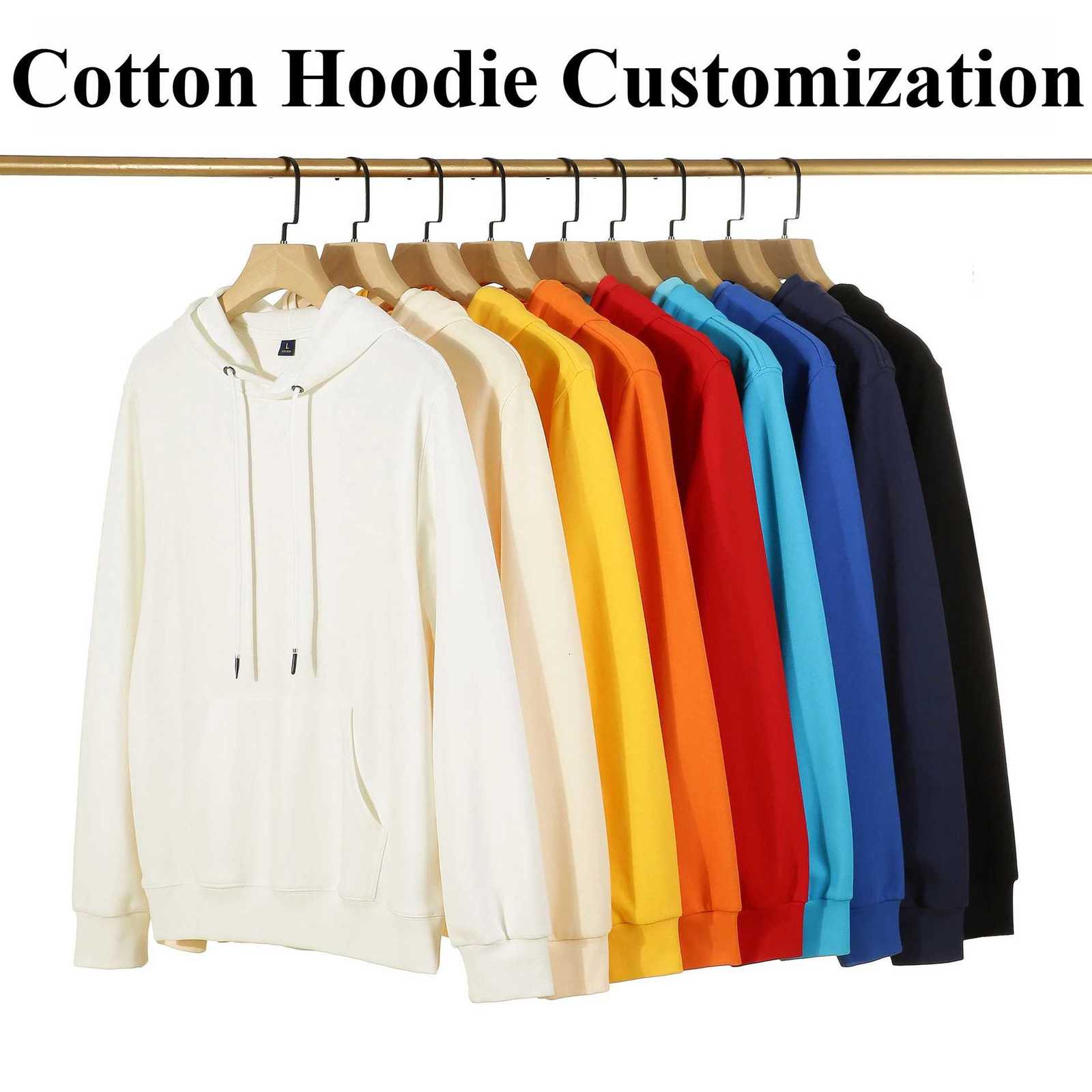 Autumn Winter Clothing Mens And Womens Warm pure cotton Sweater Tops Personalized Printed Hooded Shirts Customized sT251023
