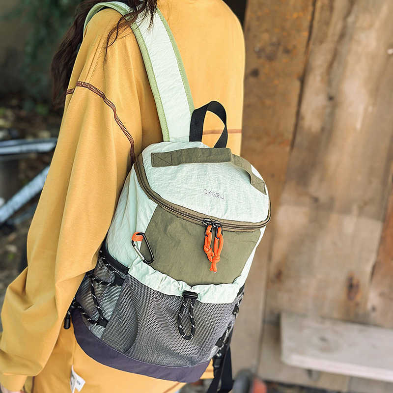 Backpack Outdoor Sports Backpack Large Capacity Cycling Backpack Fashion Bag Oxford Cloth College Student Backpack Hiking Bag W251023