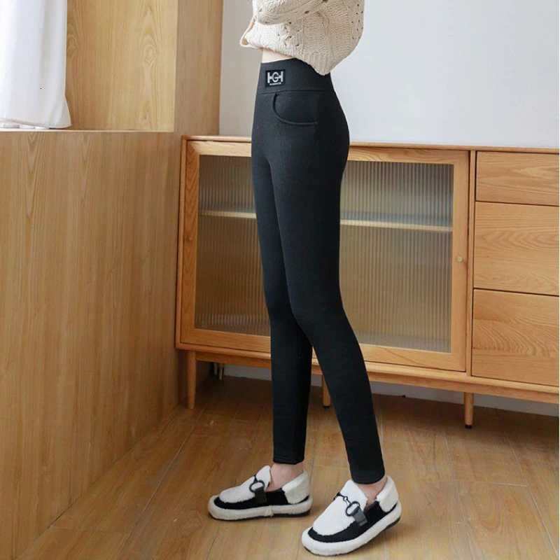 Womens Fleece Lined Thermal Leggings Winter Warm Tights NoSlip Waistband Outdoor Streetwear Yoga Pants High Density PlushT251023
