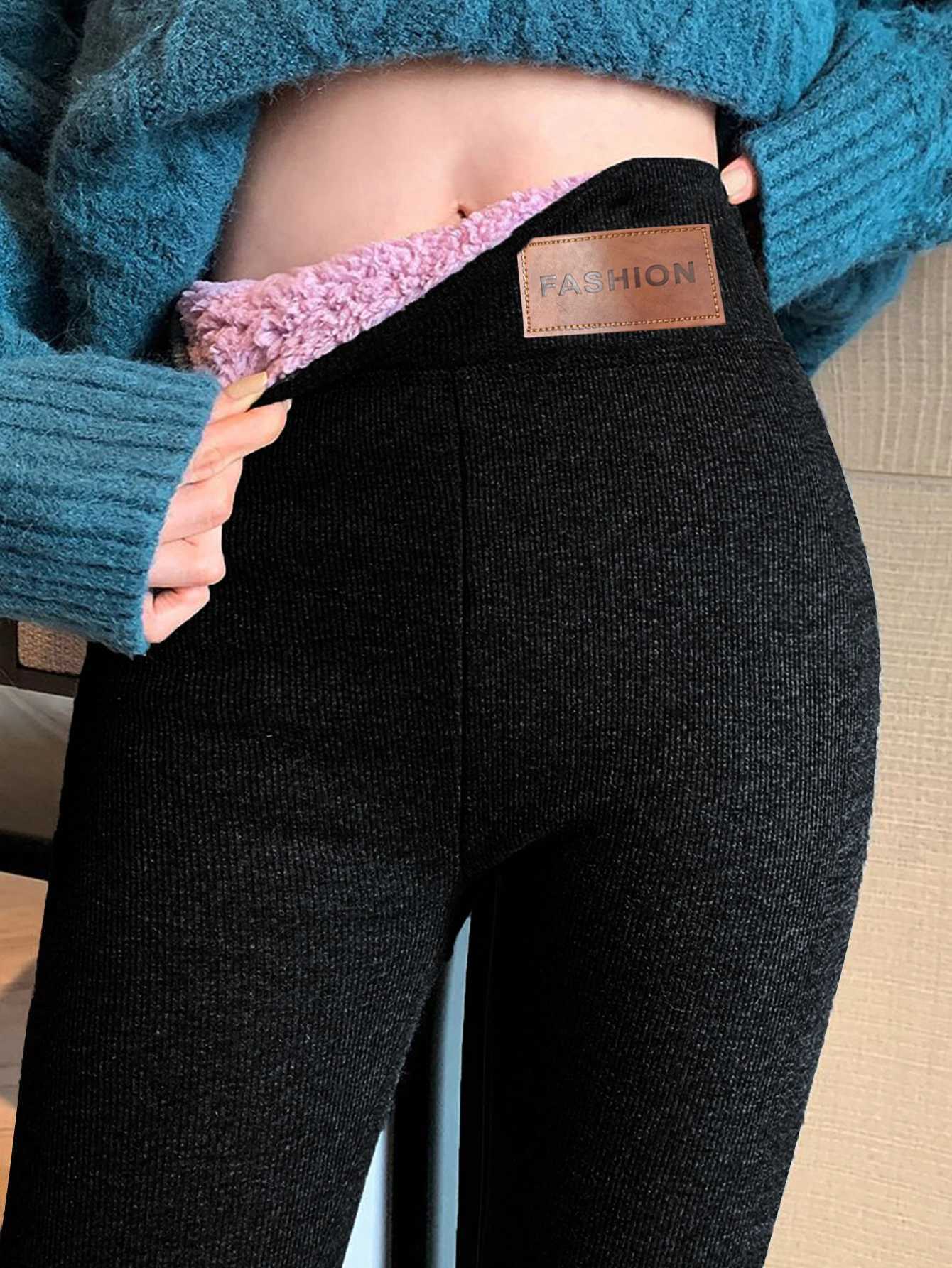 Cloud Velvet Leggings For Women Wearing Cashmere Thick Warm Thin Cotton Pants Northeast Extra Thick Lamb Velvet Foot PantsT251023