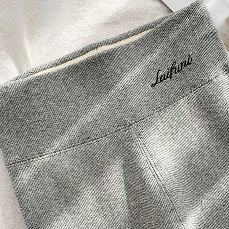 Womens Winter Warm Leggings Thermal Thicken 2025 High Waist Ribbed Leggings Fleece Lined Tights Sexy Casual High Quality PantsT251023
