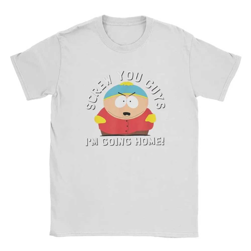 Crazy South Park Tshirts Men Women Funny Cartoon Cute Comic Summer Cotton Casual Short Sleeve Round Neck Clothing Loose TopsXJ251023