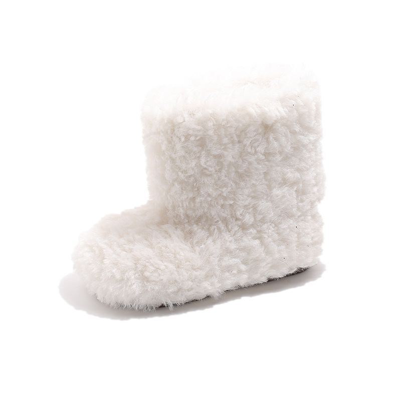 Girls Snow Boots for Toddlers Kids Furry Ankle Boots Winter Warm Happysteps Children's Girl Short Boots Fashion Design Sizes US5.5C-US6Y H1172